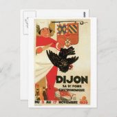 Dijon Chicken Food and Art Briefkaart (Voorkant / Achterkant)