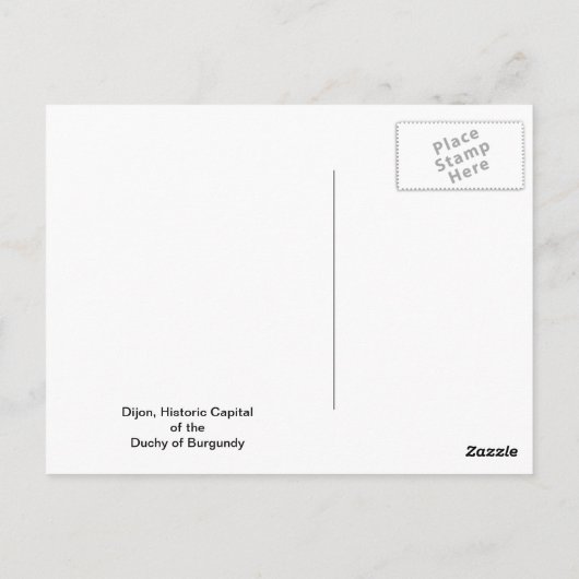 Dijon, CPost Kantoor Briefkaart (Achterkant)