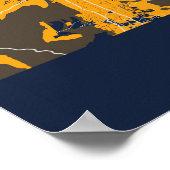 Dijon - France Bluefresh City Map Poster (Hoek)