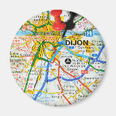 Dijon, Frankrijk Magneet (Voorkant)