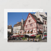 Dijon, koffie-tijd briefkaart (Voorkant / Achterkant)