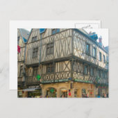 Dijon, middeleeuws gebouw gebruikt als apotheek briefkaart (Voorkant / Achterkant)