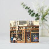 Dijon, mosterdwinkel briefkaart (Staand voorkant)