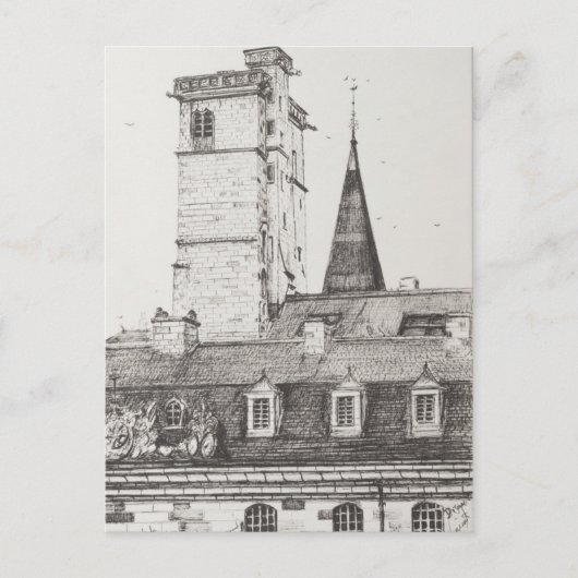 Dijon Rooftops France.2008 Briefkaart (Voorkant)