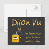 Dijon Vu Briefkaart (Voorkant / Achterkant)