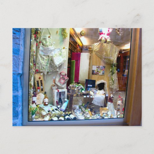 Dijon, winkelvenster briefkaart (Voorkant)
