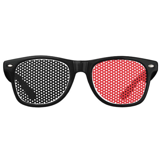 Dijumivision Party Shades. Retro Zonnebril (Voorkant)