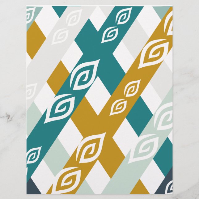 Dik diagonaal lijnpatroon: (Voorkant)