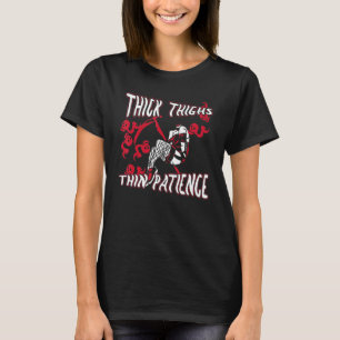 Dik Dijen Dun Patience Vrouwen Dood Sarcastisch T-shirt