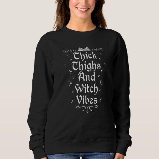 Dik Dijen Heks Vibes Witchcraft Wiccan Trui (Voorkant)