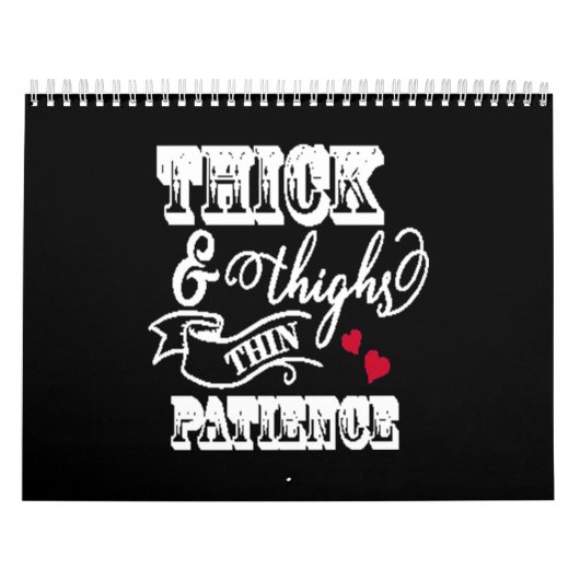 dik en dik geduld kalender (Hoes)