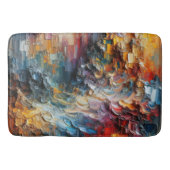 Dik gestructureerd verfpatroon badmat (Voorkant)