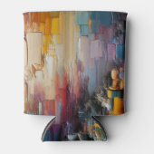 Dik gestructureerd verfpatroon blikjeskoeler (Voorkant)