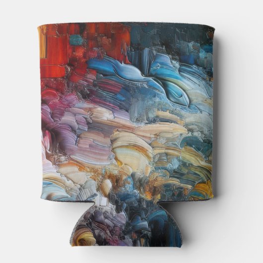 Dik gestructureerd verfpatroon blikjeskoeler (Achterkant)