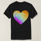 Dik Kleurstof Hart 1 T-shirt (Design voorkant)