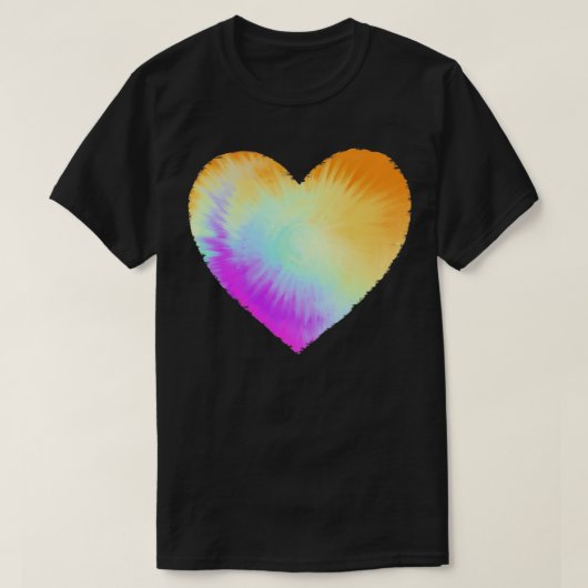 Dik Kleurstof Hart 1 T-shirt (Design voorkant)