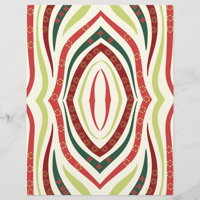 Dik Spiraal Lijn Scrapbook Papier (Voorkant)