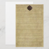 Dikallion Stationery in reliëf Briefpapier (Voorkant / Achterkant)