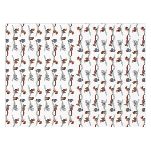 Dikeekhoorn Frenzy Tablecloth Tafelkleed (Voorkant (Horizontaal))
