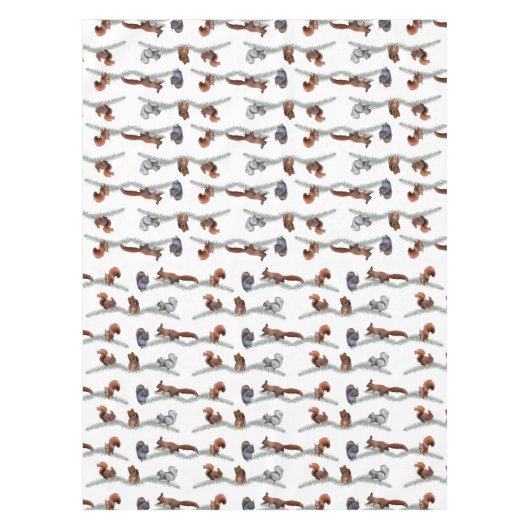 Dikeekhoorn Frenzy Tablecloth Tafelkleed (Voorkant)