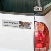 Dikeekhoornbumpersticker met "Summer" Bumpersticker (Op Truck)