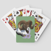 Dikhoornschaap Pokerkaarten (Achterkant)