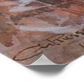 Dikhoornschaap van Charles M Russell Poster (Hoek)