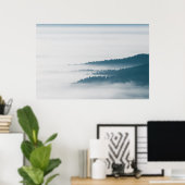 DIkieuwen in mist Poster (Thuiskantoor)