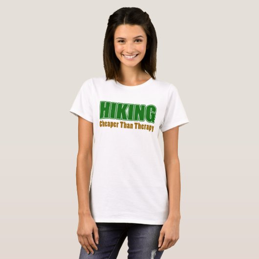 Diking goedkoper dan therapie t-shirt (Voorkant volledig)