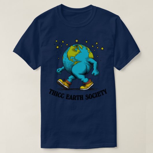 Dikke Aarde Maatschappij T-shirt (Design voorkant)