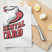 Dikke Bearded Oordelende Bastaard Hilarisch Santa Theedoek (Quarter Fold)