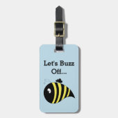 dikke bij bagagelabel (Voorkant verticaal)