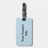 dikke bij bagagelabel (Achterkant verticaal)