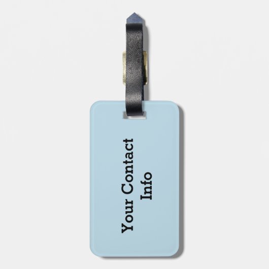 dikke bij bagagelabel (Achterkant verticaal)