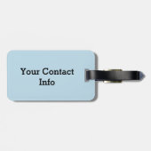 dikke bij bagagelabel (Achterkant horizontaal)