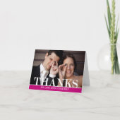 Dikke Dank Trouwkaart Bedankkaart (Voorkant)