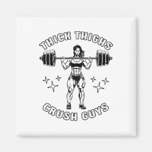 Dikke Dijen Crush Jongens Grappige Gym Workout Bod Magneet