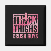 Dikke Dijen Crush Jongens Grappige Gym Workout Bod Magneet (Voorkant)