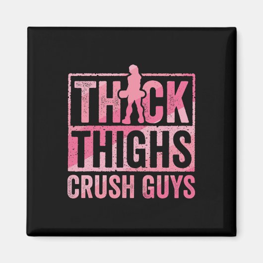 Dikke Dijen Crush Jongens Grappige Gym Workout Bod Magneet (Voorkant)