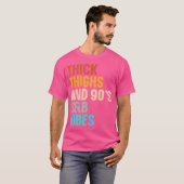 Dikke dijen en 90's RB-vibes T-shirt (Voorkant volledig)