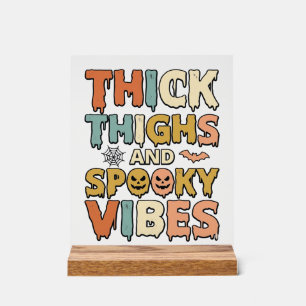 Dikke Dijen en Griezelige Sfeer Halloween Shirt_1 Acryl Bord