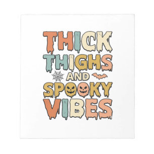Dikke Dijen en Griezelige Sfeer Halloween Shirt_1 Notitieblok