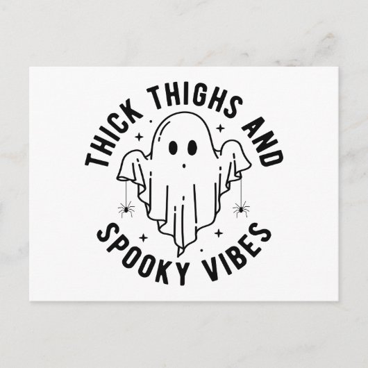 "Dikke dijen en griezelige vibes" Briefkaart (Voorkant)