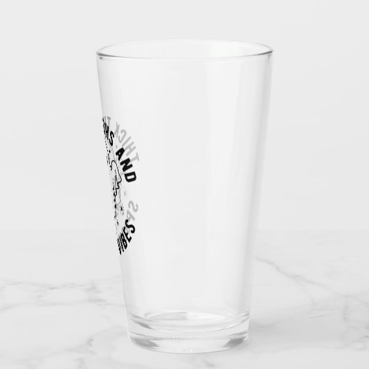 "Dikke dijen en griezelige vibes" Glas (Links)