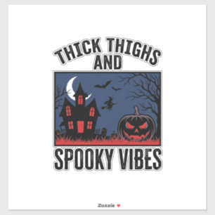 Dikke Dijen En Griezelige Vibes Halloween Shirt De Sticker