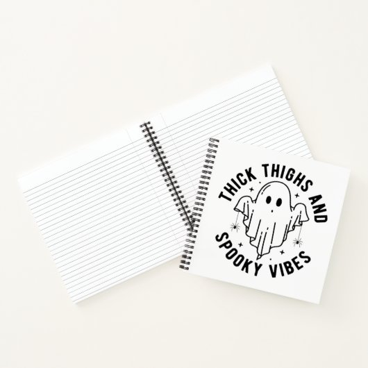 "Dikke dijen en griezelige vibes" Notitieboek (Binnen)