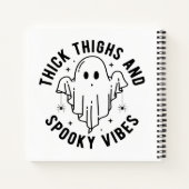 "Dikke dijen en griezelige vibes" Notitieboek (Achterkant)
