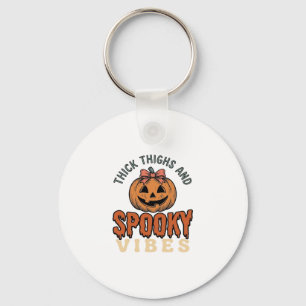 Dikke Dijen En Griezelige Vibes Pompoen Halloween  Sleutelhanger