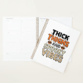 Dikke Dijen en Griezelsfeer Halloween-ontwerp_1 Planner (Display)