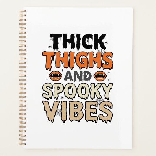 Dikke Dijen en Griezelsfeer Halloween-ontwerp_1 Planner (Voorkant)